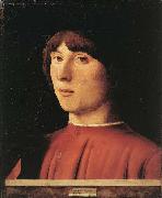 Antonello da Messina Portrait of a Man painting